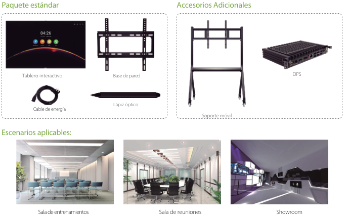 accesorios de pantalla